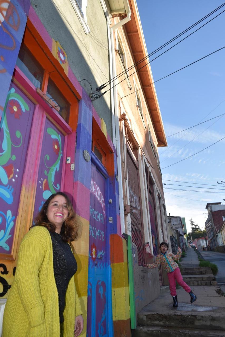 De Colores Hostal Valparaíso Exterior foto